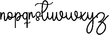Saturday Regular otf (400) Font LOWERCASE