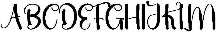 Saturday Regular otf (400) Font UPPERCASE