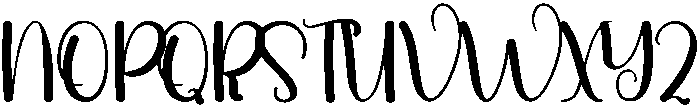 Saturday Regular otf (400) Font UPPERCASE
