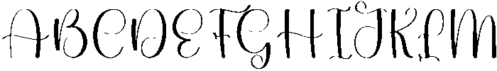 Saturday Regular otf (400) Font UPPERCASE