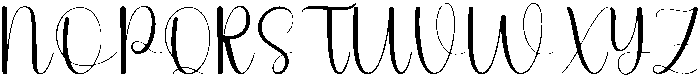 Saturday Regular otf (400) Font UPPERCASE