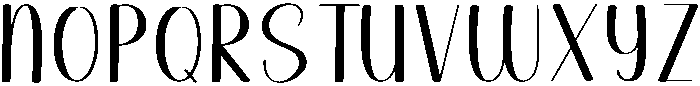 Saturday Regular otf (400) Font UPPERCASE
