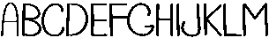 Saturday Regular otf (400) Font UPPERCASE