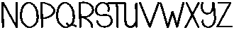 Saturday Regular otf (400) Font UPPERCASE