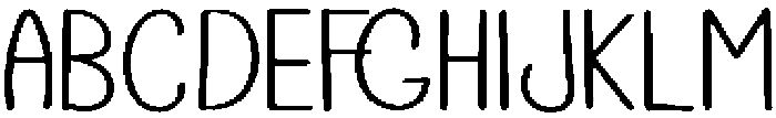 Saturday Regular otf (400) Font UPPERCASE