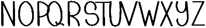 Saturday Regular otf (400) Font UPPERCASE