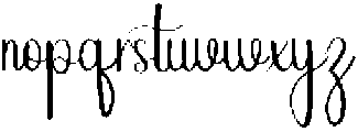 Saturday Regular otf (400) Font LOWERCASE