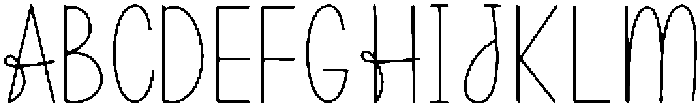 Saturday Regular otf (400) Font UPPERCASE