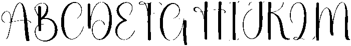 Saturday Regular otf (400) Font UPPERCASE