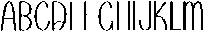 Saturday Regular otf (400) Font UPPERCASE