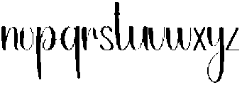 Saturday Regular otf (400) Font LOWERCASE