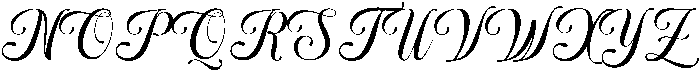 Saturday Regular otf (400) Font UPPERCASE
