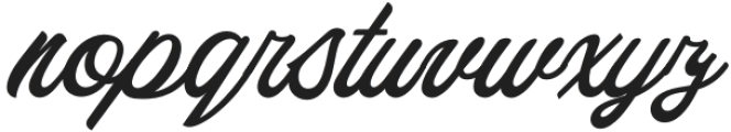 Saturide Script otf (400) Font LOWERCASE