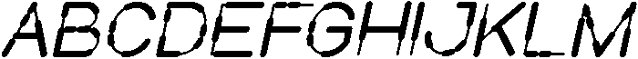 Sausage Italic otf (400) Font UPPERCASE