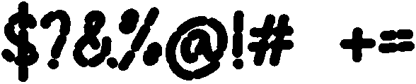 Sausage Regular otf (400) Font OTHER CHARS