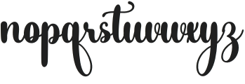 Sauthine otf (100) Font LOWERCASE