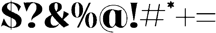 Savage Regular otf (400) Font OTHER CHARS
