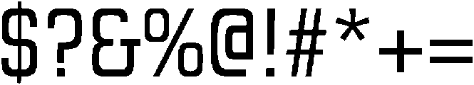 Savage regular otf (400) Font OTHER CHARS