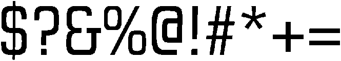 Savage regular otf (400) Font OTHER CHARS