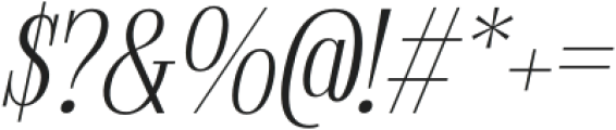 Savaira Italic otf (400) Font OTHER CHARS