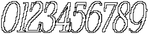 Savaira Pixel Outline otf (400) Font OTHER CHARS