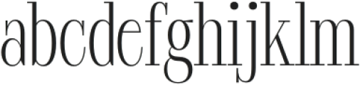 Savaira Regular otf (400) Font LOWERCASE