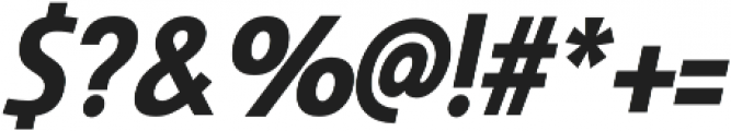 Savigny Bold Cond Italic otf (700) Font OTHER CHARS