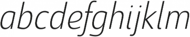 Savigny Light Cond Italic otf (300) Font LOWERCASE