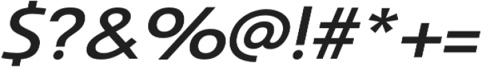 Savigny Medium Ext Italic otf (500) Font OTHER CHARS