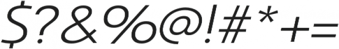 Savigny Regular Ext Italic otf (400) Font OTHER CHARS
