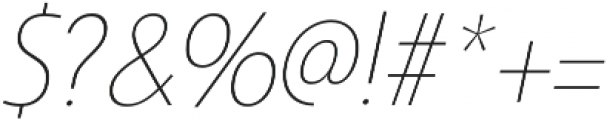 Savigny Thin Cond Italic otf (100) Font OTHER CHARS