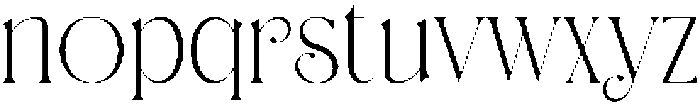 Savira Regular otf (400) Font LOWERCASE