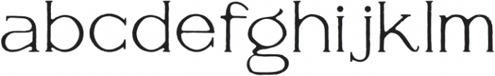 Savoire-Regular otf (400) Font LOWERCASE