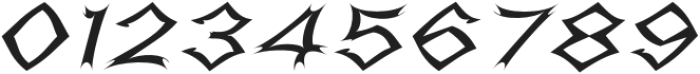 Sawtooth-Regular Italic otf (400) Font OTHER CHARS