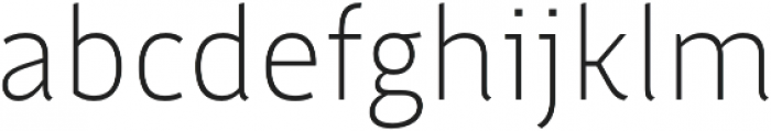 Saya FY Thin otf (100) Font LOWERCASE