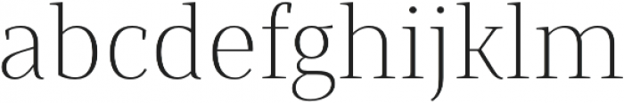 Saya Serif FY Thin otf (100) Font LOWERCASE