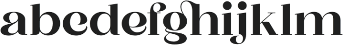 Saylist Bold otf (700) Font LOWERCASE