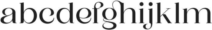 Saylist Regular otf (400) Font LOWERCASE