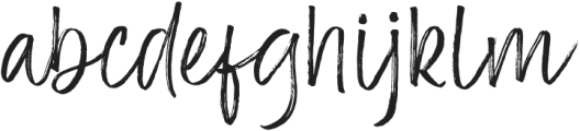 Saylon Brush Regular otf (400) Font LOWERCASE