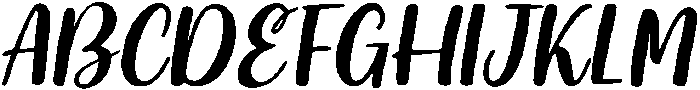 Saylor Slant otf (400) Font UPPERCASE