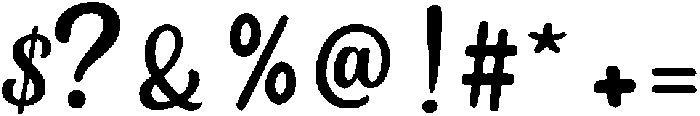 Saylor otf (400) Font OTHER CHARS