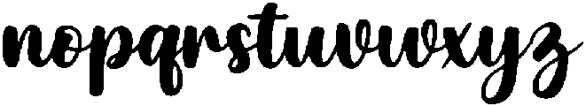Saylor otf (400) Font LOWERCASE
