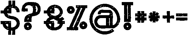 sailor bold otf (700) Font OTHER CHARS