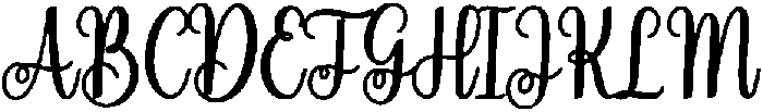 samantha Regular otf (400) Font UPPERCASE