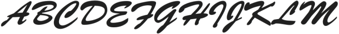 san script Medium otf (500) Font UPPERCASE