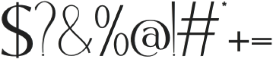 sanstar Medium otf (500) Font OTHER CHARS