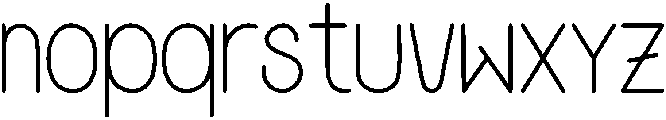 saturday-Regular otf (400) Font LOWERCASE
