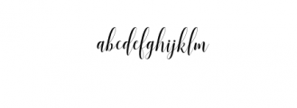 Sadhira Script.otf Font LOWERCASE