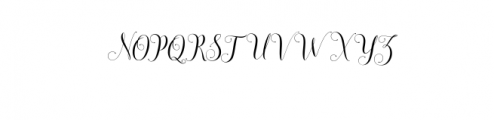 Sadhira Script.ttf Font UPPERCASE