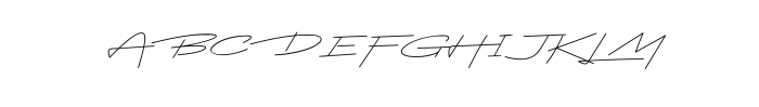 SaffanahScript-Italic.ttf Font UPPERCASE